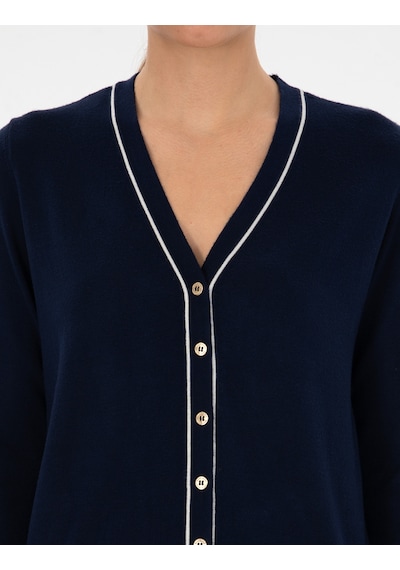 Pierre Cardin Kadın Lacivert Hırka Triko 50316344-vr033 Lacivert