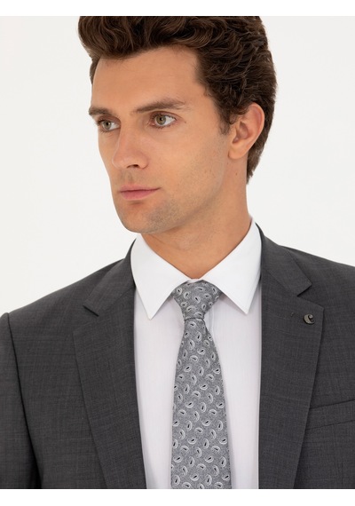 Cacharel Füme Slim Fit Ceket Gri