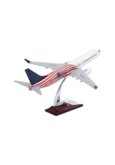 Zekupp - Maket Uçak - Boeing 737-800 1/100 - ABD ÖZEL TASARIM Mod