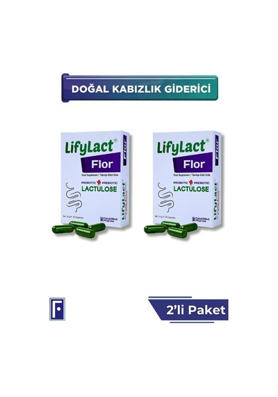 Flor Probiyotik Kapsül , Prebiyotik , Laktuloz, 2'li Avantaj Paketi