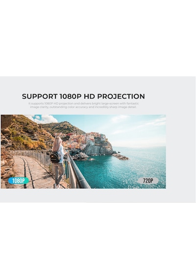 Havit PJ207 Prime Opal 6000 Lümen Taşınabilir HD Projeksiyon Cihazı