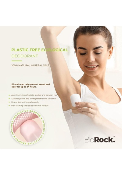 Biorock Yedek Crystal Doğal Deodorant Stick 120 Gr