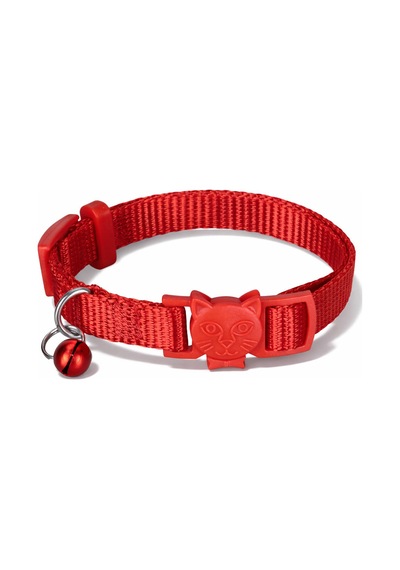 Urban Paws Kedi Tasması Crimson Red Ayarlanabilir, Dayanıklı, Hafif-10mm