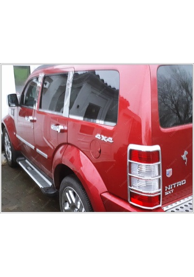Dodge Nitro Krom Cam Çıtası 6 Prç. 2006 - 2012 P.Çelik