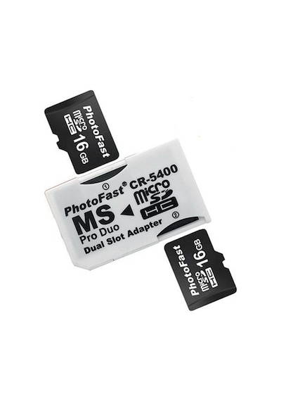 Micro Sd Memory Stick Pro Duo Çevirici Hafıza Kartı Adaptörü