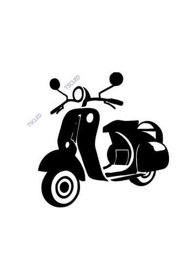 Motor Stickerı Yapıştırma 17Cm