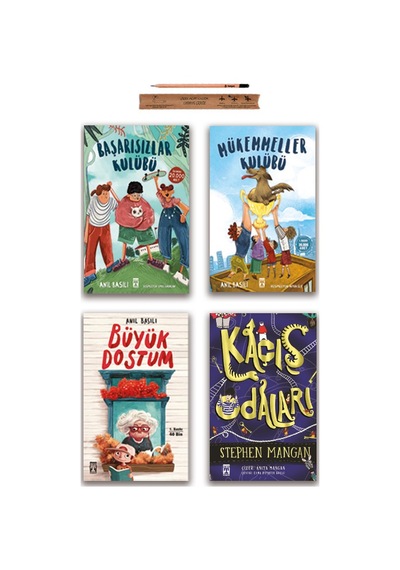 Timaş İlk Gençlik Mükemmeller Kulübü - Başarısızlar Kulübü - Büyük Dostum - Kaçış Odaları Set 4 Kitap