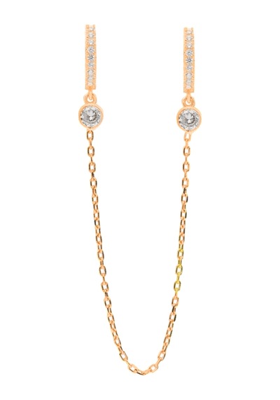Double String Küpe 719904 Rose