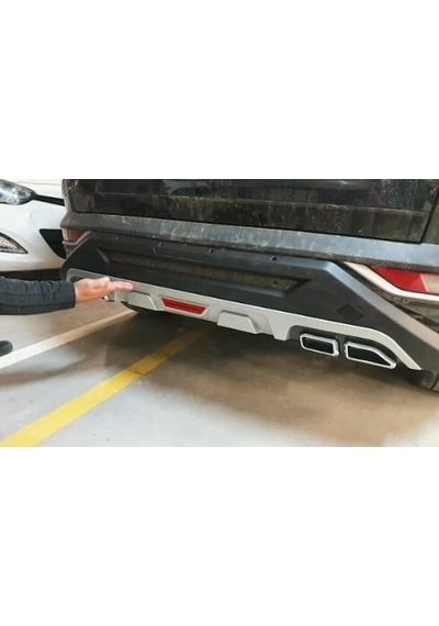 Hyundai Tucson Arka Tampon Koruması Difüzör 2021+