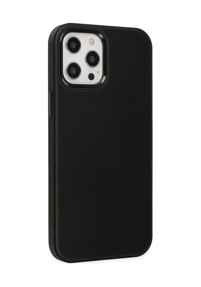 Apple Uyumlu iPhone 12 Pro Max Kılıf Asya Deri Silikon - Siyah 0.2M-Çok Renkli