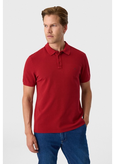 Back And Bond Regular Fit Kırmızı Polo Yaka Tişört