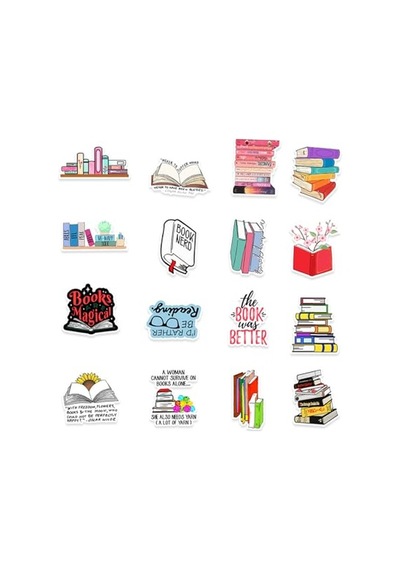 Giftmoda 25'li Su Geçirmez Opak Sticker Seri : 6 Abanoz