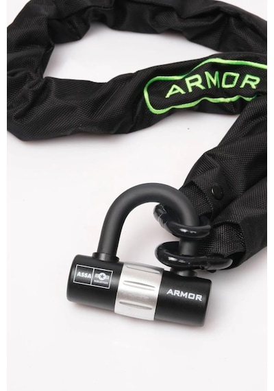 Armor Motosiklet İçin Yüksek Güvenlikli Dövme Çelik Zincir Kilit 10mmx1.20mt-810 Mv