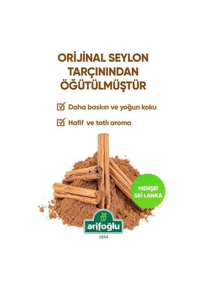 Arifoğlu Seylon Tarçın Toz 70 Gr. Öğütülmüş %100 Doğal