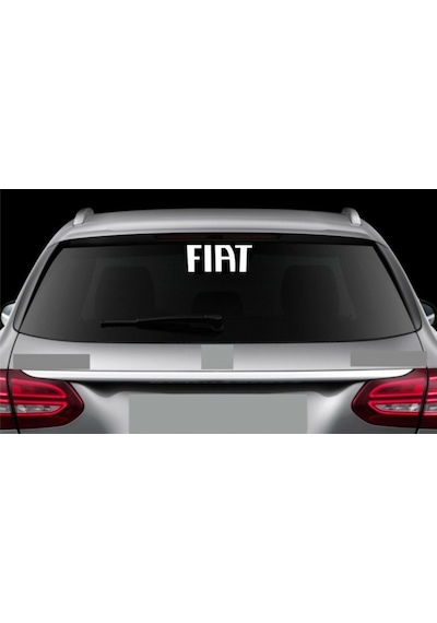 Fiat Araba Arka Cam Sticker Yapıştırma