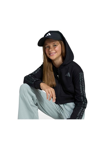Adidas Jg An 3s Ft Fz Çocuk Günlük Ceket Kb6985 Siyah Siyah