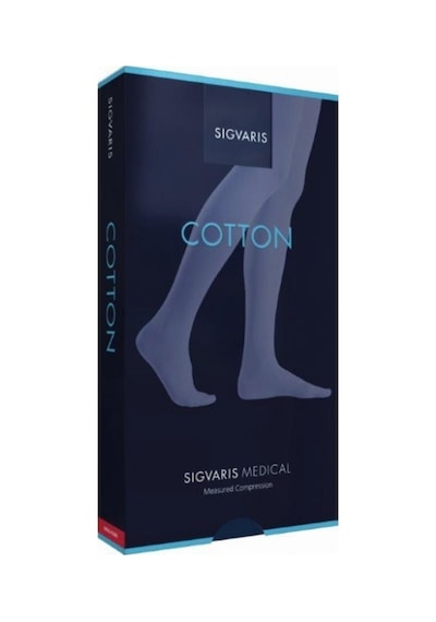 Sigvaris Cotton Kasığa Kadar Diz Üstü Varis Çorabı (Düşük Basınç)