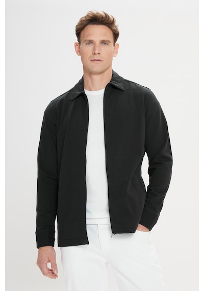 AC&Co / Altınyıldız Classics Erkek Syh Standart Fit Normal Kesim Gömlek Yaka Pamuklu Esnek Mont Syh Siyah AC&Co / Altınyıldız Classics Erkek Syh Standart Fit Normal Kesim Gömlek Yaka Pamuklu Esnek Mont Syh Siyah