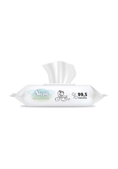 Sleepy Islak Havlu Bio Natural 40'lı 12 Li Set 480 Yaprak Tekli