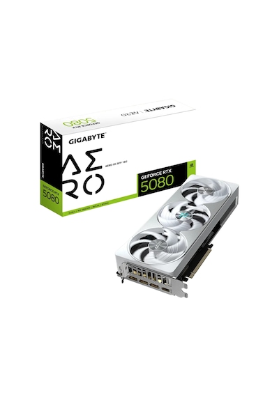 Gıgabyte Geforce Rtx 5080 Aero Oc Sff 16g Gddr7 Dlss 4 256 Bit Beyazekran Kartı Gv-n5080aero Oc-16gd