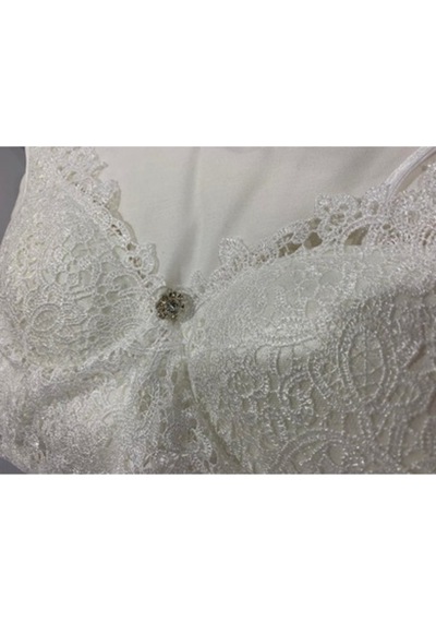 Carmella 350 Penye 6 Lı Kadın Gecelik Sabahlık Pijama Takım Ekru (551542511)