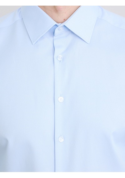 Lcw Busıness Mavi Slim Fit Armürlü Erkek Gömlek