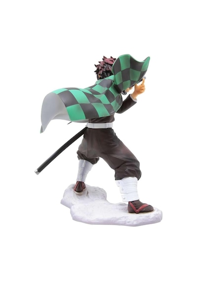 Demon Slayer Kimetsu No Yaiba Tanjiro Fighting Version Aksiyon Figür 16 Cm