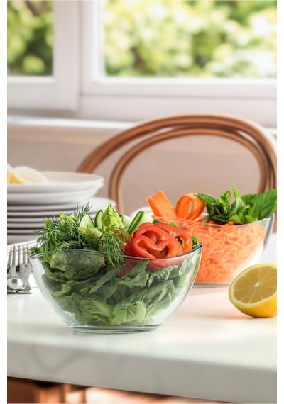 Lav Vira Cam Salata Kasesi Tekli Ekstra Büyük 1880 ml (Sunum Kasesi , Hazırlık Kasesi)
