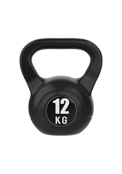 12 Kg Çaydanlık Tipi Dambıl Kettlebell Ağırlık Siyah Tek Ebat