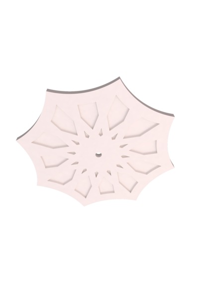 Motifpiyer Lamba Tavan Göbeği 74-8gen-egri-56cm-2 Adet