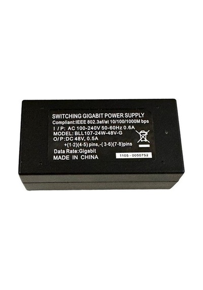 48 Volt Gigabit Poe Adaptör Gigabit Poe Enjektör 48 Volt 0.5 Amper 48 Volt Poe Enjektör