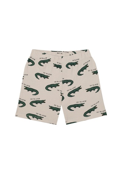 Antebies Organik Gots Sertifikalı Yeşil Timsah Desenli Beli Lastikli Tshirt Şort Erkek Çocuk Pijama Takımı Antebies Organik Gots Sertifikalı Yeşil Timsah Desenli Beli Lastikli Tshirt Şort Erkek Çocuk Pijama Takımı