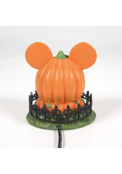 Department 56 Disney Village Cadılar Bayramı Aksesuarları Pumpkintown Mickey Mouse Town Center Işıklı Heykelcik, 1 Diğer