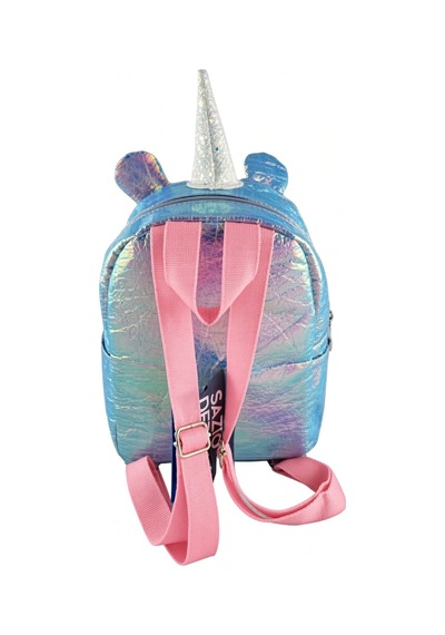 Anaokulu Sırt Çantası Pullu Unicorn 28x22x10 Cm Çocuk Oyun Okulu Çantası Çok Renkli