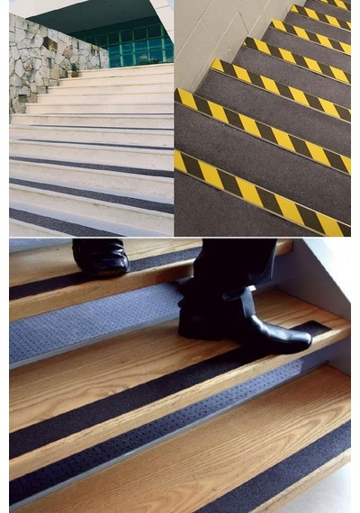 Merdiven Kaydırmaz Bant Siyah-sarı 25mm X 15mt. Diğer