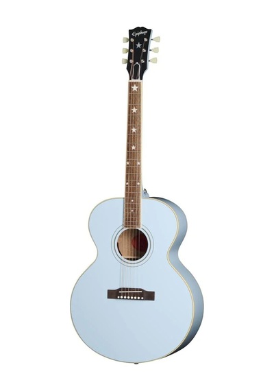 Epiphone J-180 Ls Elektro Akustik Gitar Frost Blue