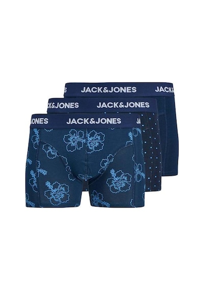 Jack & Jones Jack&jones Anthony Print Noos 3' Lü Erkek Lacivert Boxer