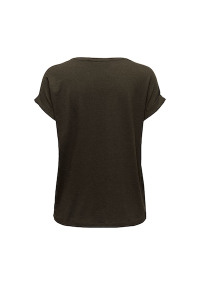Only Onlmoster S/s O-neck Top Noos Jrs Kadın Kahverengi T-shirt - 15106662