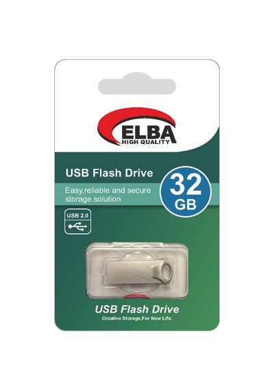 Elba Flash Bellek 32 Gb Metal 2.0 Usb