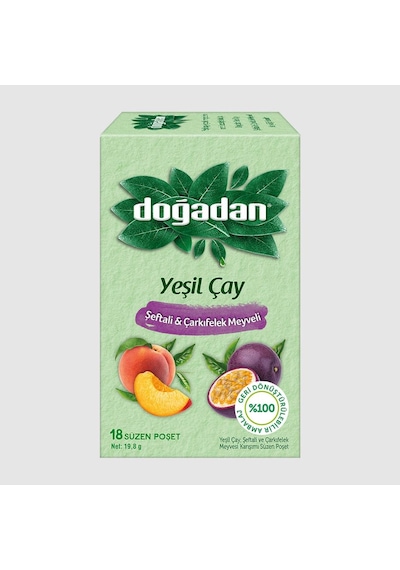 Doğadan 4 Paket Yeşil Çay Ailesi 18'li Paketler Ve Rosie Pamuk Hediyeli