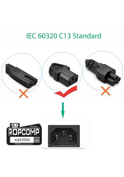 Bilgisayar Power Ve Monitör Kablosu 3x0.75mm 1.5m