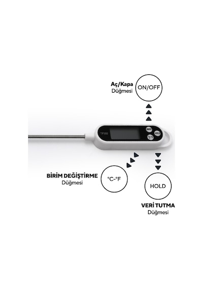 Kumtel Dijital Gıda Termometresi Hdft-01