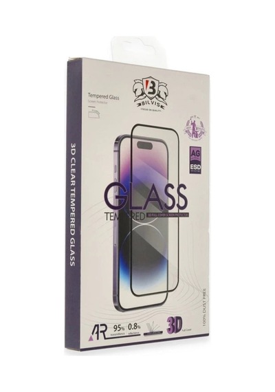 Apple iPhone Uyumlu   16 Bilvis 3d Cam Ekran Koruyucu