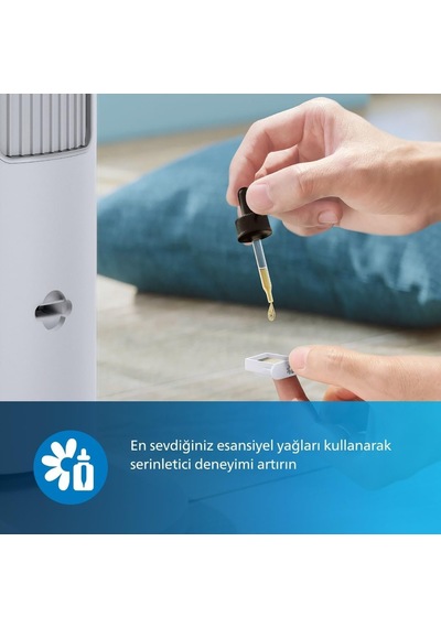 Philips Kule Tipi Fan 5000 Serisi, 105 Cm İnce Tasarım, Uzaktan Kumanda, Zamanlayıcı, 3 Hız, 3 Mod, 40w, Güçlü Am