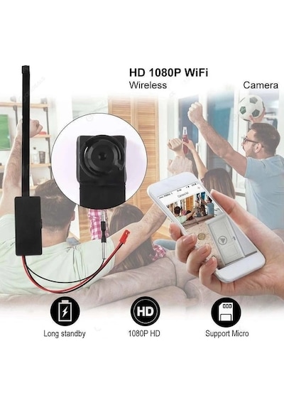 1080p Ip Modül Full Hd Wifi Kamera Güvenlik Bakıcı Kamerası Najmaddin