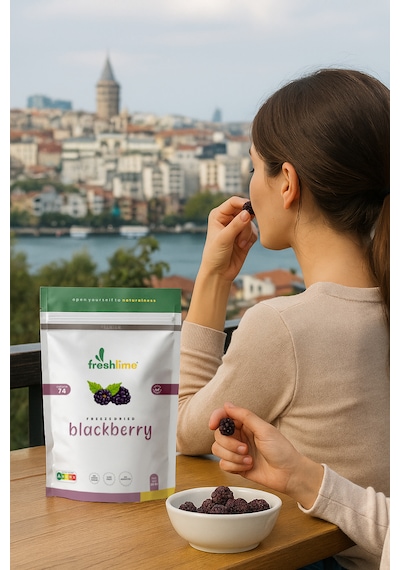 Freshlime Böğürtlen Kuru Meyve Cipsi Dondurularak Kurutulmuş Freeze Dried 20 G Freshlime Böğürtlen Kuru Meyve Cipsi Dondurularak Kurutulmuş Freeze Dried 20 G