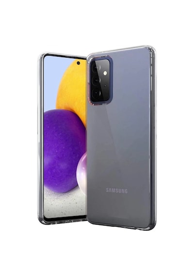 Newface - 331 - Samsung Galaxy A72 Kılıf Lüx - Matxzngz - Şeffaf Silikon