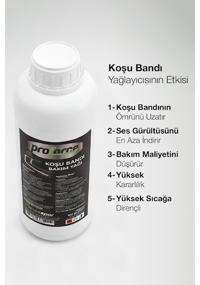 Koşu Bandı Bakım Silikon Yağı -1 Litre