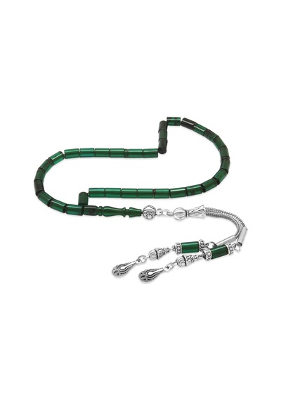 Tesbihname Ateş Kehribar Tesbih - Kararmaz Metal Damla Püsküllü - Yeşil Siyah - Mini Boy - Kesme Kesim Çok Renkli Tesbihname Ateş Kehribar Tesbih - Kararmaz Metal Damla Püsküllü - Yeşil Siyah - Mini Boy - Kesme Kesim Çok Renkli