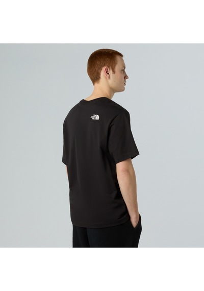 The North Face Unisex Icon Mountain Relaxed Tişört Nf0a8eu7jk31 Siyah